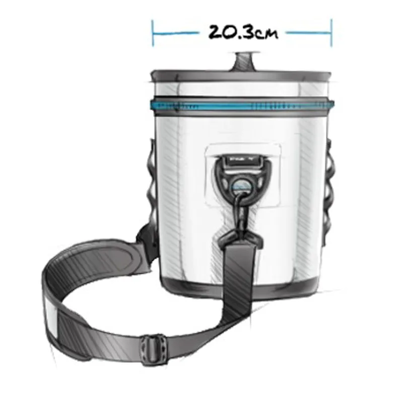 YETI Hopper Flip 8 Soft Cooler - Charcoal-5